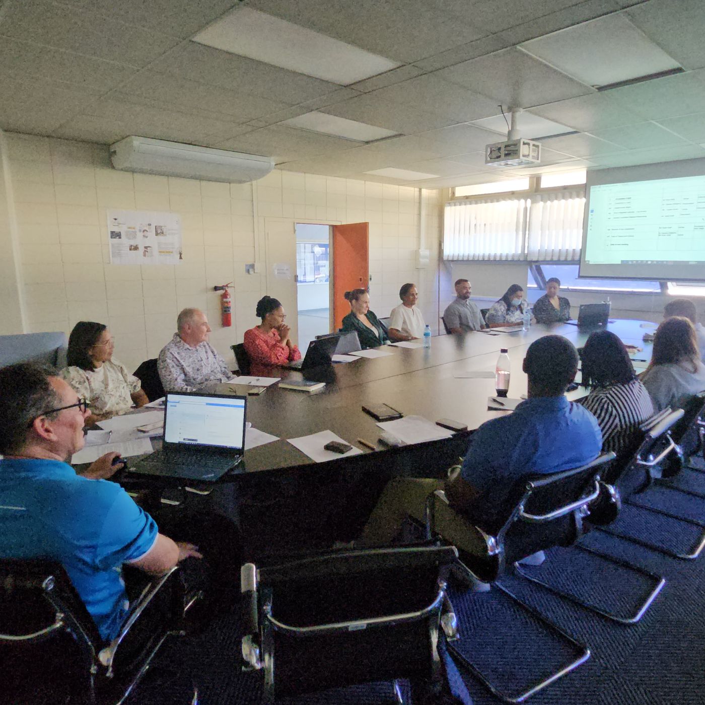 The CPUT Marketing Advisory Committee in session, the day Shaun Cedric Thomas was nominated as chair
