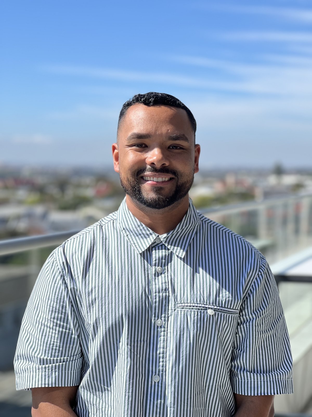 Portrait of Shaun Cedric Thomas in Cape Town