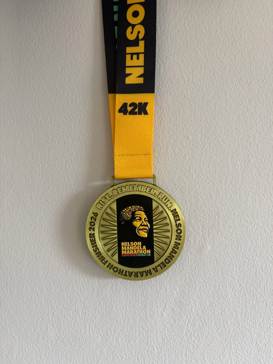 Nelson Mandela Marathon 2026 42K finisher medal