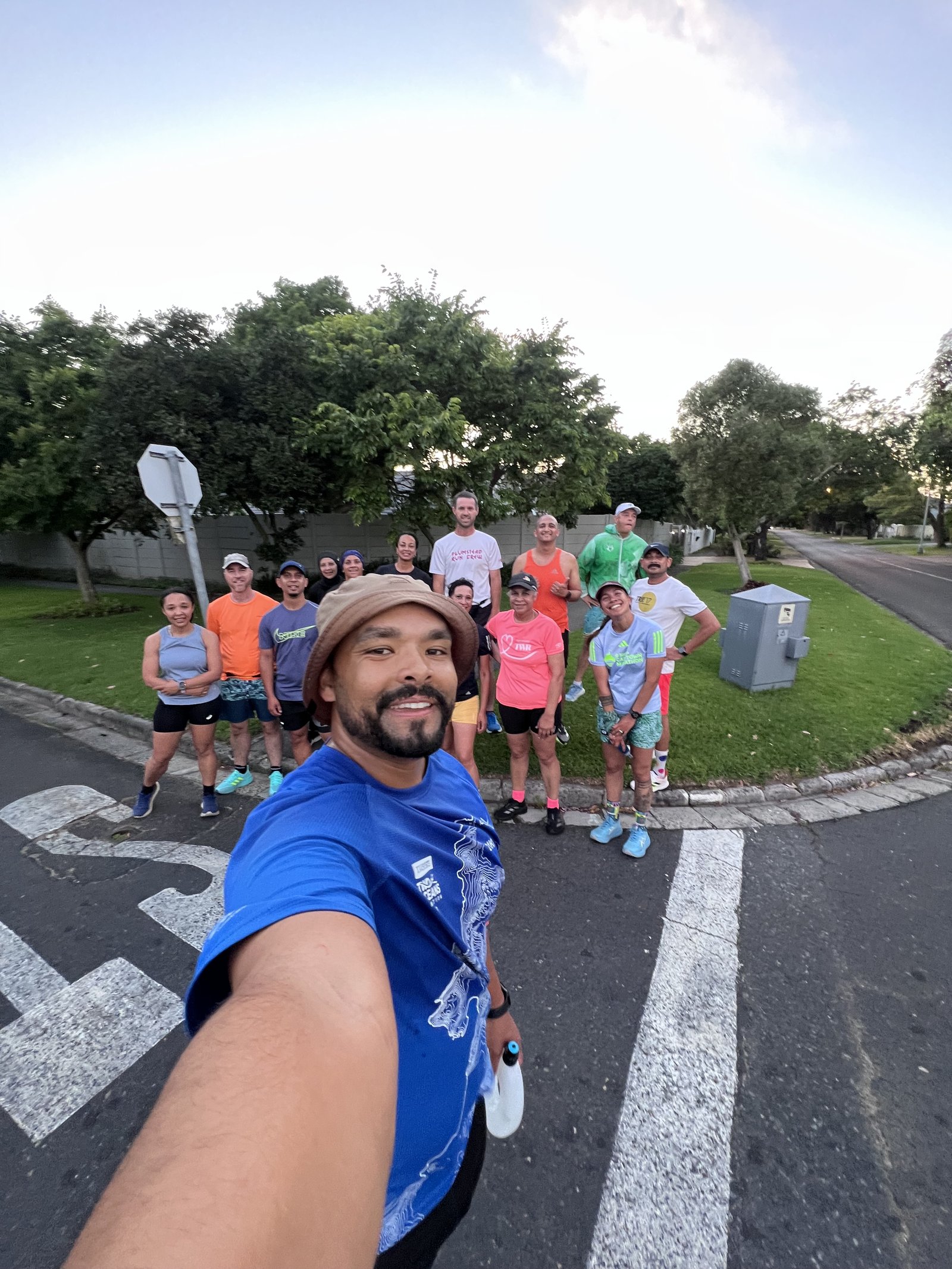 Shaun Cedric Thomas at a running event in Cape Town